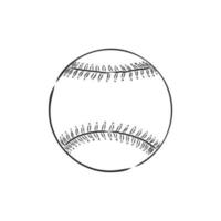 dibujo vectorial de pelota deportiva vector