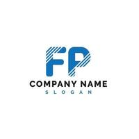 FP Letter Logo Design. FP letter logo Vector Illustration - Vector