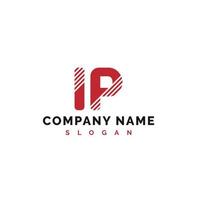 IP Letter Logo Design. IP letter logo Vector Illustration - Vector