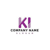 KI Letter Logo Design. KI letter logo Vector Illustration - Vector