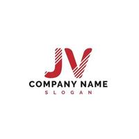 JV Letter Logo Design. JV letter logo Vector Illustration - Vector