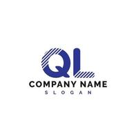 QL Letter Logo Design. QL letter logo Vector Illustration - Vector