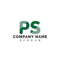 PS Letter Logo Design. PS letter logo Vector Illustration - Vector