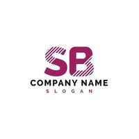 SB Letter Logo Design. SB letter logo Vector Illustration - Vector