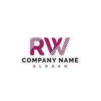 RW Letter Logo Design. RW letter logo Vector Illustration - Vector