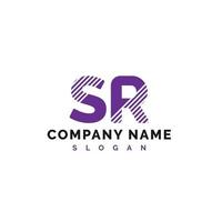 SR Letter Logo Design. SR letter logo Vector Illustration - Vector