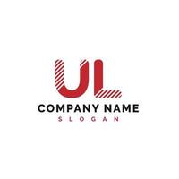 UL Letter Logo Design. UL Letter Logo Vector Illustration - Vector