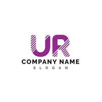 UR Letter Logo Design. UR Letter Logo Vector Illustration - Vector