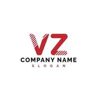VZ Letter Logo Design. VZ Letter Logo Vector Illustration - Vector