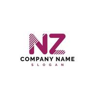 NZ Letter Logo Design. NZ letter logo Vector Illustration - Vector