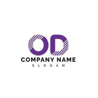 OD Letter Logo Design. OD letter logo Vector Illustration - Vector