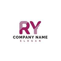 RY Letter Logo Design. RY letter logo Vector Illustration - Vector