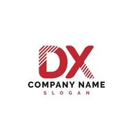 DX Letter Logo Design. DX letter logo Vector Illustration - Vector