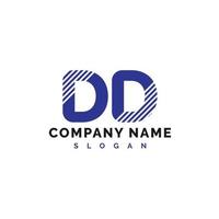 diseño del logotipo de la letra dd. Ilustración de vector de logotipo de letra dd - vector