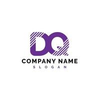 DQ Letter Logo Design. DQ letter logo Vector Illustration - Vector