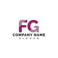 FG Letter Logo Design. FG letter logo Vector Illustration - Vector