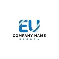 EU Letter Logo Design. EU letter logo Vector Illustration - Vector