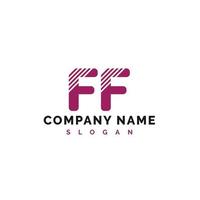 FF Letter Logo Design. FF letter logo Vector Illustration - Vector