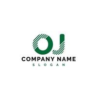 OJ Letter Logo Design. OJ letter logo Vector Illustration - Vector