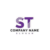 ST Letter Logo Design. ST letter logo Vector Illustration - Vector