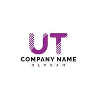 UT Letter Logo Design. UT Letter Logo Vector Illustration - Vector