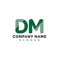 DM Letter Logo Design. DM letter logo Vector Illustration - Vector