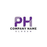 PH Letter Logo Design. PH letter logo Vector Illustration - Vector