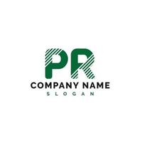 PR Letter Logo Design. PR letter logo Vector Illustration - Vector