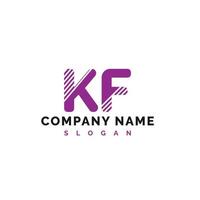 KF Letter Logo Design. KF letter logo Vector Illustration - Vector