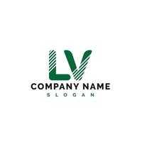 LV Letter Logo Design. LV letter logo Vector Illustration - Vector