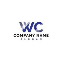 WC Letter Logo Design. WC Letter Logo Vector Illustration - Vector