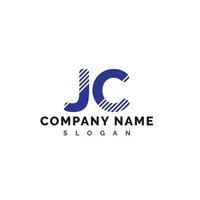 JC Letter Logo Design. JC letter logo Vector Illustration - Vector