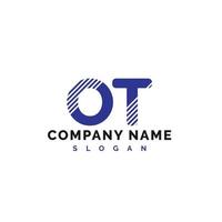 OT Letter Logo Design. OT letter logo Vector Illustration - Vector