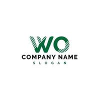 WO Letter Logo Design. WO Letter Logo Vector Illustration - Vector