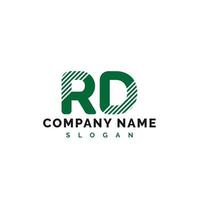 RD Letter Logo Design. RD letter logo Vector Illustration - Vector