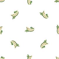 Soursop pieces pattern seamless vector
