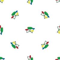 Colorful kid bench pattern seamless vector