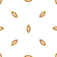 Raw cacao fruit pattern seamless vector