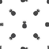 Plant pineapple pattern seamless vector