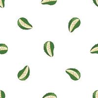 Cutted soursop pattern seamless vector