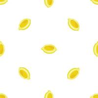 Lemon ring pattern seamless vector