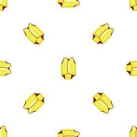 Yellow swim vest pattern seamless vector