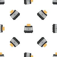 Sandwich toaster pattern seamless vector