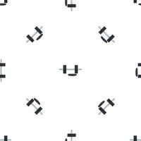 Dumbell pattern seamless vector