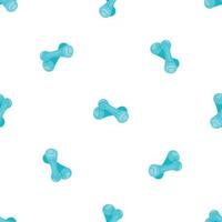 Rubber dumbell pattern seamless vector