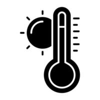 Modern design icon of thermometer vector