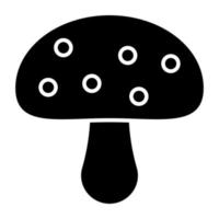 Modern design icon of mushroom vector