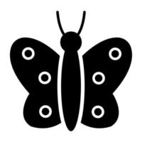 An icon design of butterfly vector