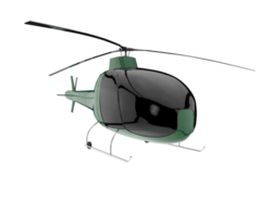 helicóptero isolado em fundo transparente. renderização 3D - ilustração png