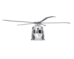 Hubschrauber isoliert auf transparentem Hintergrund. 3D-Rendering - Abbildung png